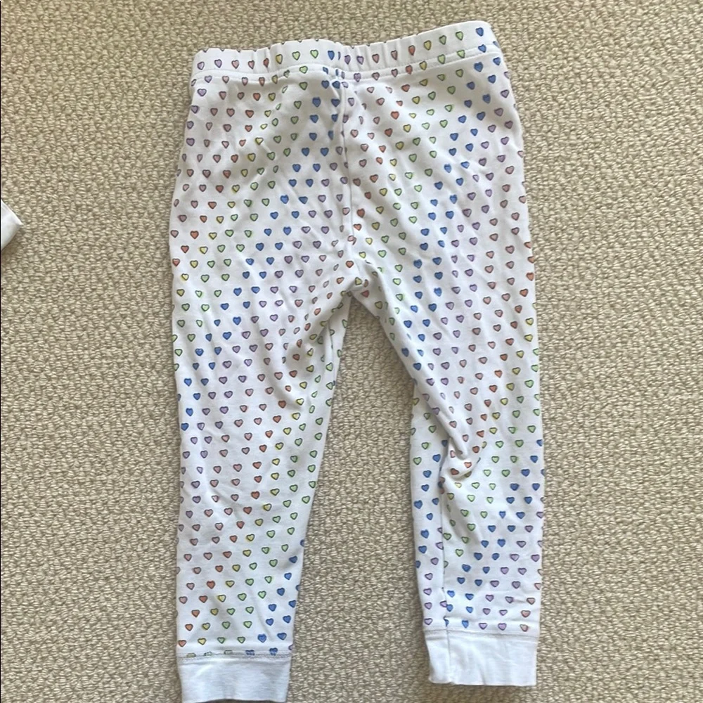 Colorful Heart Print Pajama Set - Picture 4 of 5